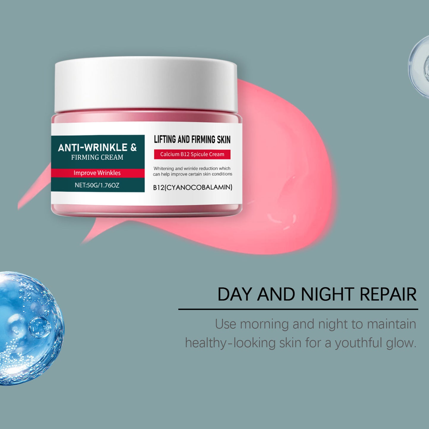 Collagen Renewal Cream  (B12 + Calcium Support Moisturizer)